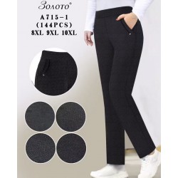 Брюки женские 6 шт (8-10XL) стрейч PaH_A715-1