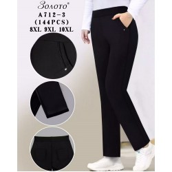 Брюки женские 6 шт (8-10XL) стрейч PaH_A712-3