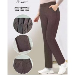 Брюки женские 6 шт (10-12XL) стрейч PaH_A722-2