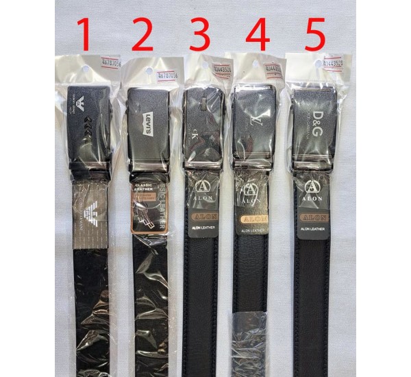 Ремень мужской, экокожа 1 шт (35 мм) ReM_180203