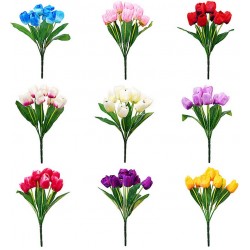 Букет тюльпана искусственный, 12 штук RuS_A58_№8