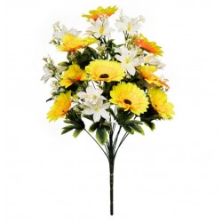 Букет подсолнуха искусственный, 8 штук RuS_B58_A-584