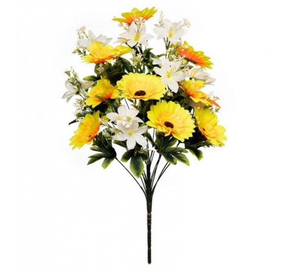 Букет подсолнуха искусственный, 8 штук RuS_B58_A-584