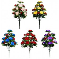 Букет с ягодами искусственный, 6 штук RuS_B69_A-579