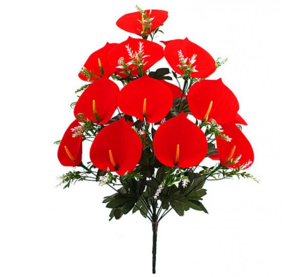 Букет каллы искусственный, 8 штук RuS_B84_A-503/18