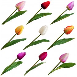 Ветка тюльпана искусственная, 10 штук RuS_C38_Z-6
