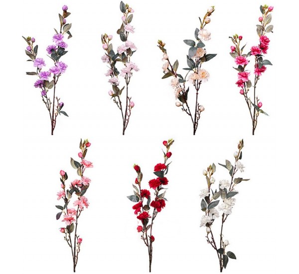 Ветка мелкой розы искусственная, 20 штук RuS_C36_FS-1