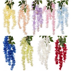 Ветка глицинии искусственная, 18 штук RuS_C48_FS-3