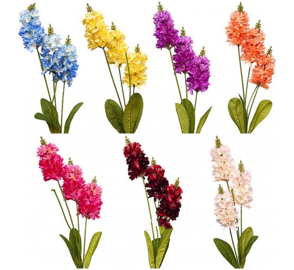 Ветка дельфиниума искусственная, 14 штук RuS_C49_FS-4