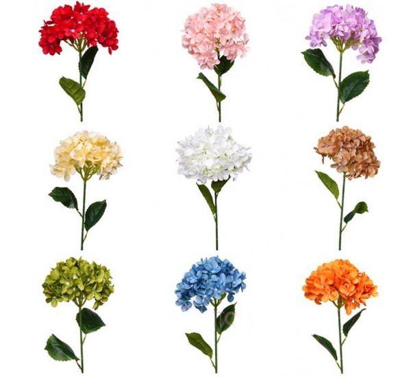 Ветка гортензии искусственная, 24 штуки RuS_C51_FS-6