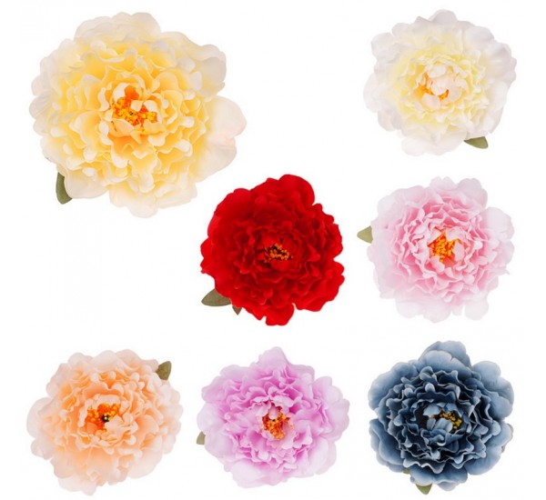 Голова пиона искусственная, 12 штук RuS_D42_T303