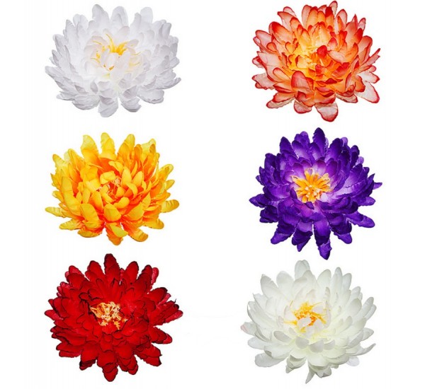 Голова хризантемы искусственная, 180 штук RuS_D51_T310