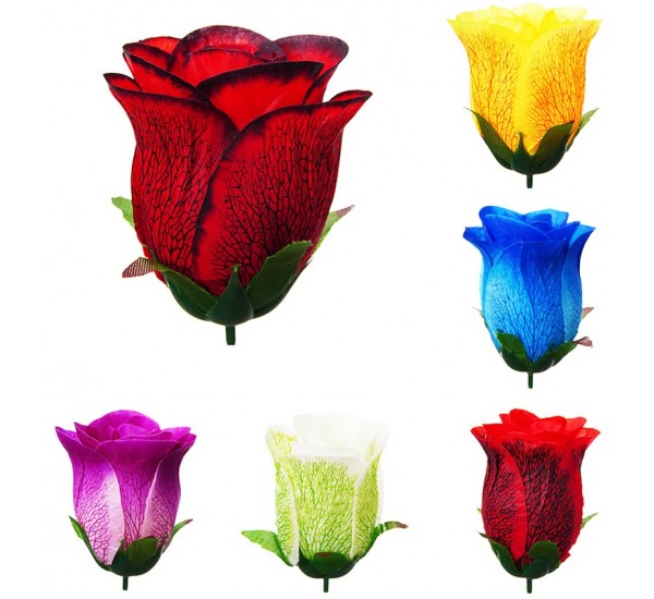 Голова розы искусственная, 100 штук RuS_D71_B_9