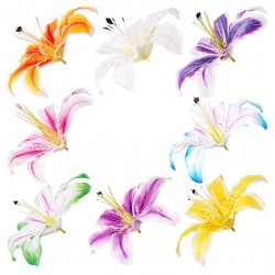 Голова лилии латекс искусственная, 100 штук RuS_D75_J014