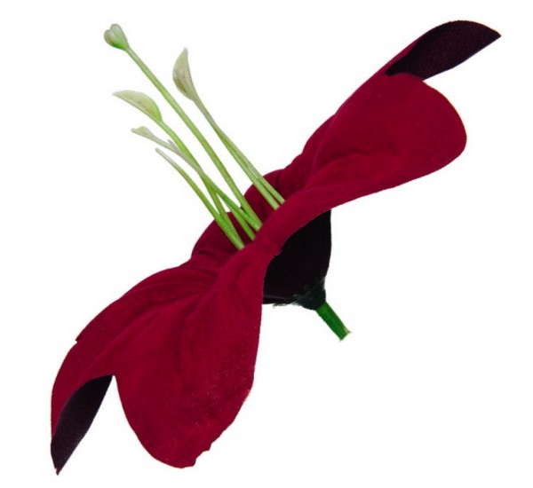 Голова лилии бордо искусственная, 200 штук RuS_D80_K02