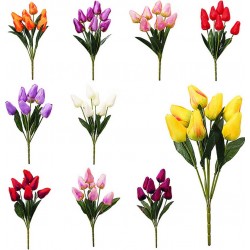 Букет тюльпана искусственный, 10 штук RuS_A50_№7