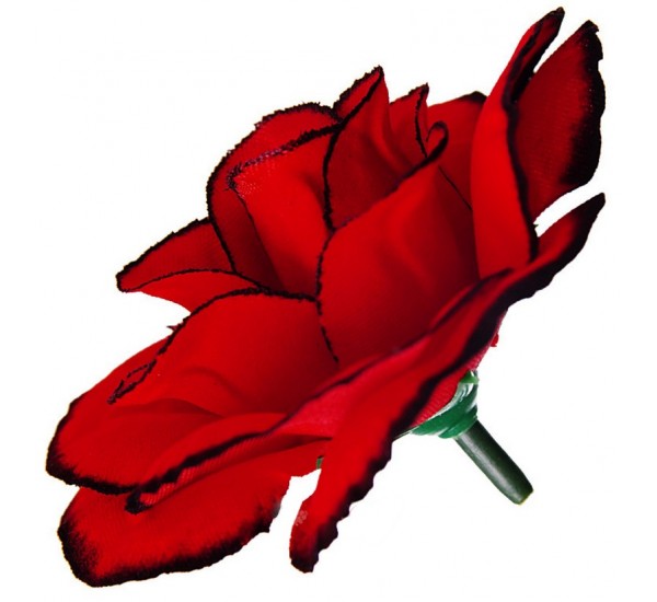 Голова розы бархат искусственная, 200 штук RuS_E24_R-34a