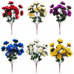 Букет камелии мелк. искусственный, 24 штуки RuS_A52_M-301/5