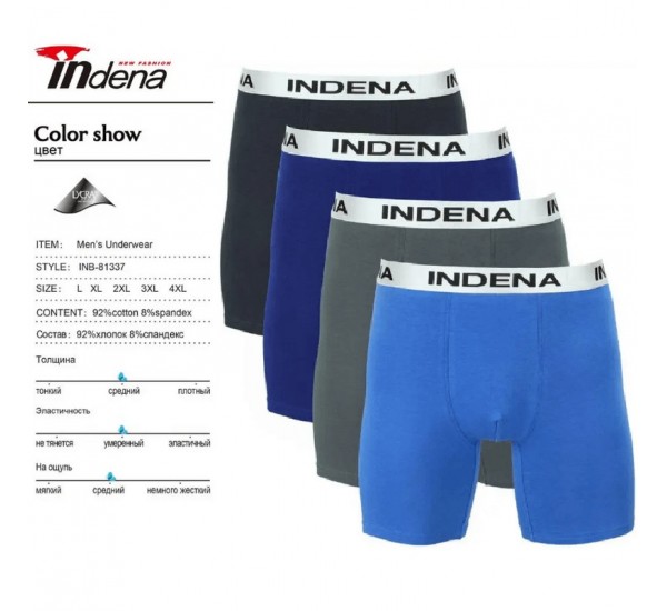 Труси чоловічі INDENA 12 шт (L-4XL) коттон RZ6000_81337