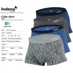 Труси чоловічі INDENA 12 шт (L-4XL) бамбук RZ6000_WH2603