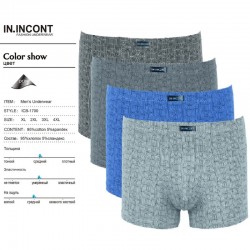 Труси чоловічі IN.INCONT 12 шт (1-4XL) коттон RZ6000_1700
