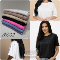 Футболка жіноча, трикотаж 5 шт (50-56 р) RZ4492_26002