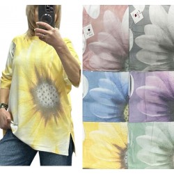 Футболка женская 5 шт (50-58 р) кашемир RZ4492_26127