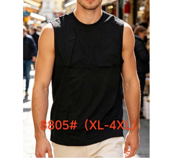 Майка мужская 6 шт (1-4XL) коттон RZ6000_8805a