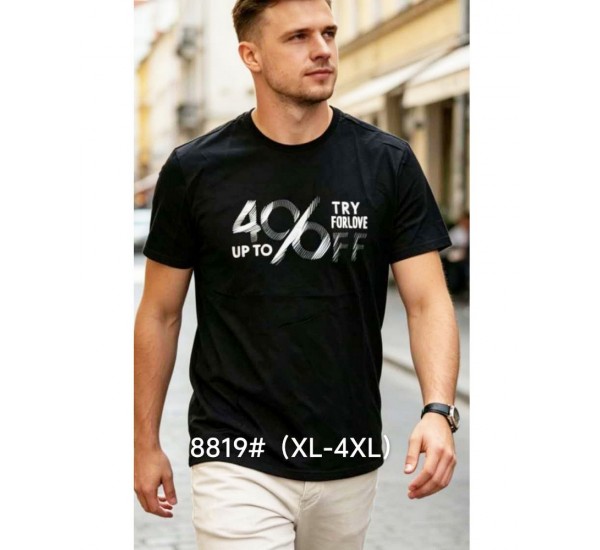 Футболка мужская 6 шт (1-4XL) коттон RZ6000_8819