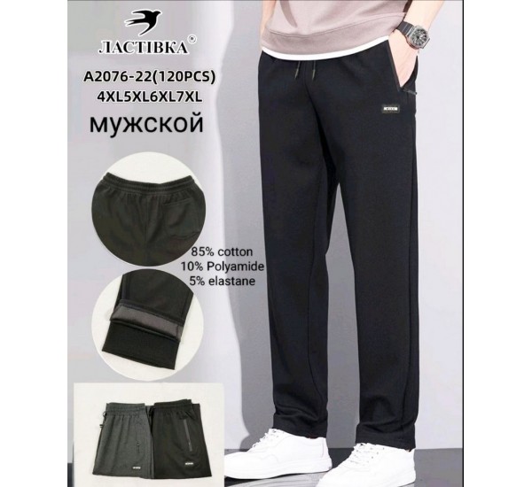 Спорт штани чоловічі 6 шт (4-7XL) коттон SeM_A2076-22
