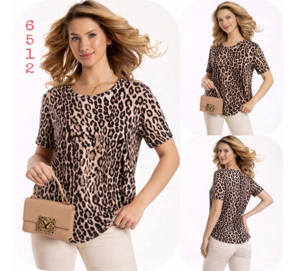 Футболка жіноча, коттон 6 шт (M-4XL) SeR2152_6512