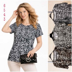 Футболка жіноча, коттон 6 шт (M-4XL) SeR2152_6543