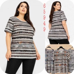 Футболка жіноча Батал, коттон 6 шт (4-8XL) SeR2152_65949