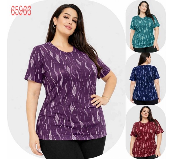 Футболка жіноча Батал, коттон 6 шт (4-8XL) SeR2152_65966