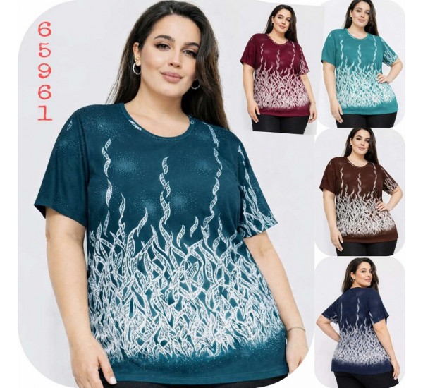 Футболка женская Батал, коттон 6 шт (4-8XL) SeR2152_65961