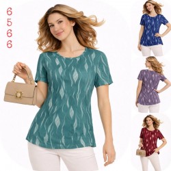 Футболка женская, коттон 6 шт (M-4XL) SeR2152_6566