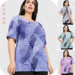 Футболка жіноча Батал, коттон 6 шт (4-8XL) SeR2152_65940