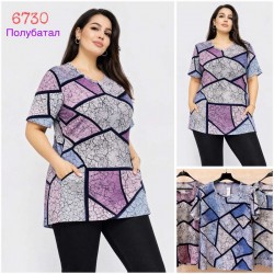 Туника женская вискоза 6 шт (1-6XL) SeR2152_6730