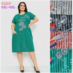 Платье женское трикотаж 5 шт (6-8XL) SeR2152_182