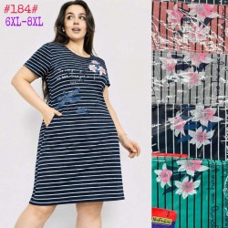 Платье женское трикотаж 5 шт (6-8XL) SeR2152_184