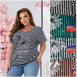 Футболка женская трикотаж 5 шт (3-5XL) SeR2152_175