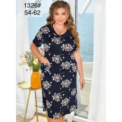 Халат женский, вискоза 5 шт (54-62 р) ZeL1396_1326b