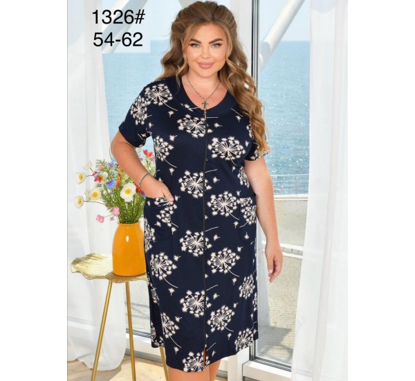 Халат женский, вискоза 5 шт (54-62 р) ZeL1396_1326b