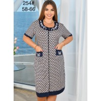 Халат жіночий, віскоза 5 шт (58-66 р) ZeL1396_254b
