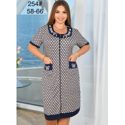 Халат женский, вискоза 5 шт (58-66 р) ZeL1396_254b