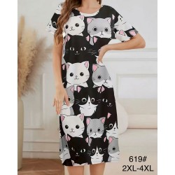 Туника женская, бамбук 6 шт (2-4XL) ZeL1396_619