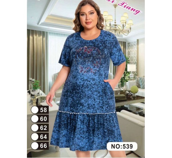 Сукня жіноча, віскоза 5 шт (58-66 р) ZeL1396_539