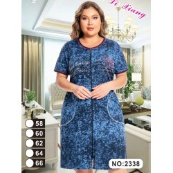 Халат жіночий, віскоза 5 шт (58-66 р) ZeL1396_2338