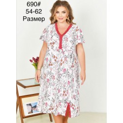 Нічна сорочка жіноча, бамбук 5 шт (54-62 р) ZeL1396_690a