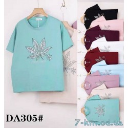 Футболка женская, стрейч/коттон 5 шт (54-62 р) ZeL777_DA305